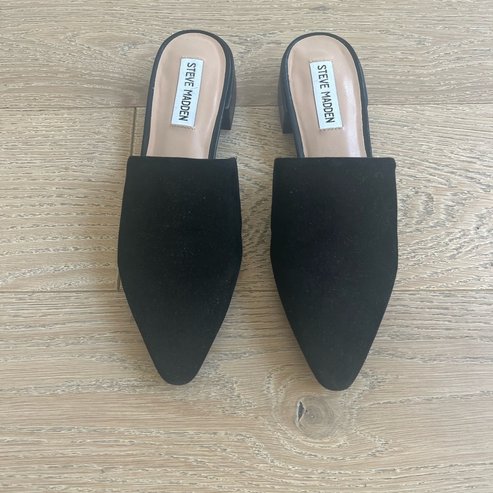 Steve Madden NEVER WORN Elegant Black Mules